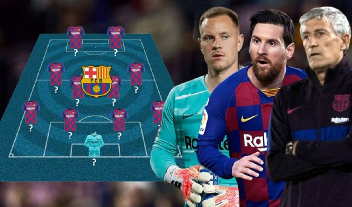 La alineación confirmada del Barcelona para el crucel duelo ante el Bayern Múnich en la Champions League. Quique Setién se decide por un dibujo con 4-3-1-2, Arturo Vidal de enganche y el damnificado es Antoine Griezmann.
