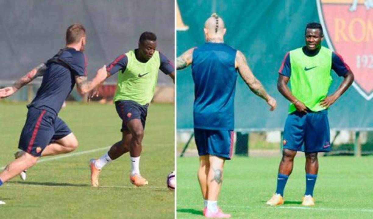 Joseph Bouasse falleció a los 21 años de edad. El chico en uno de los entrenamientos que tuvo con el primer equipo de la Roma.