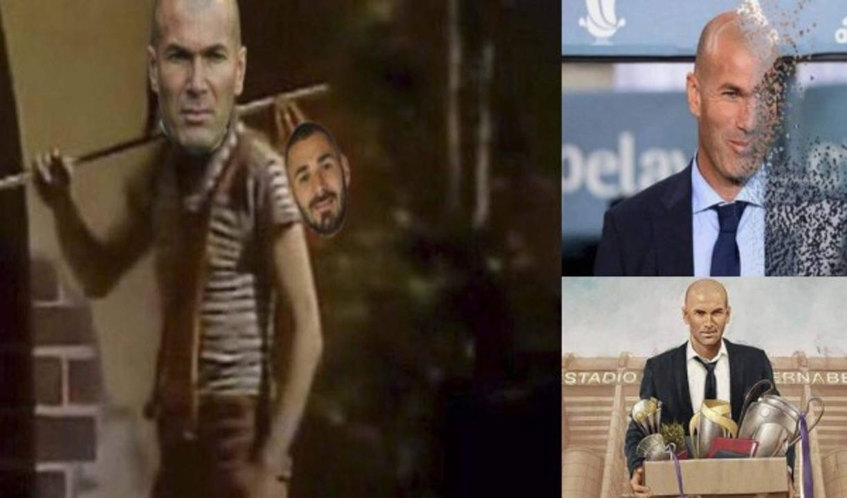 En redes sociales, los aficionados de Real Madrid reaccionaron a la renuncia de Zinedine Zidane con divertidos memes.