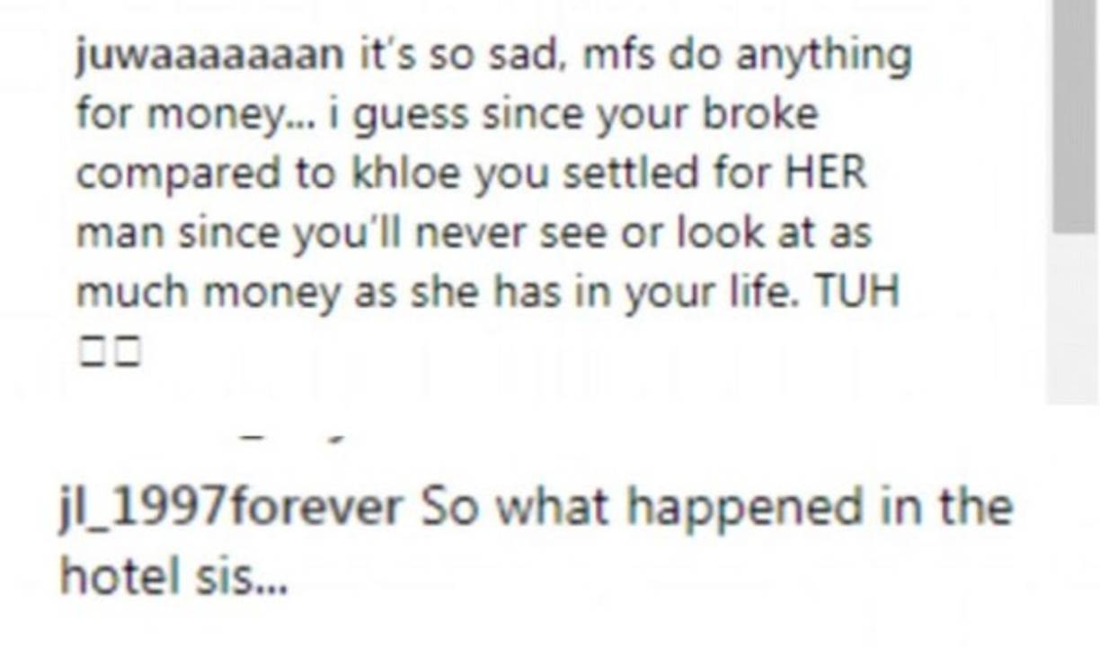 Los usuarios de la red comenzaron a criticar a Blair; algunos le preguntaban qué había pasado en el hotel, otros la acusaban de interesada.<br/>