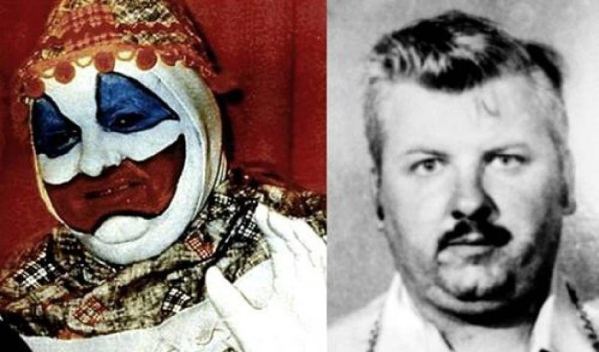 Gacy trabajaba como payaso y realizaba servicios sociales en desfiles y fiestas para niños. En 1980 fue encontrado culpable y fue condenado a 21 cadenas perpetuas y 12 penas de muerte. Murió ejecutado por inyección letal en mayo de 1994.