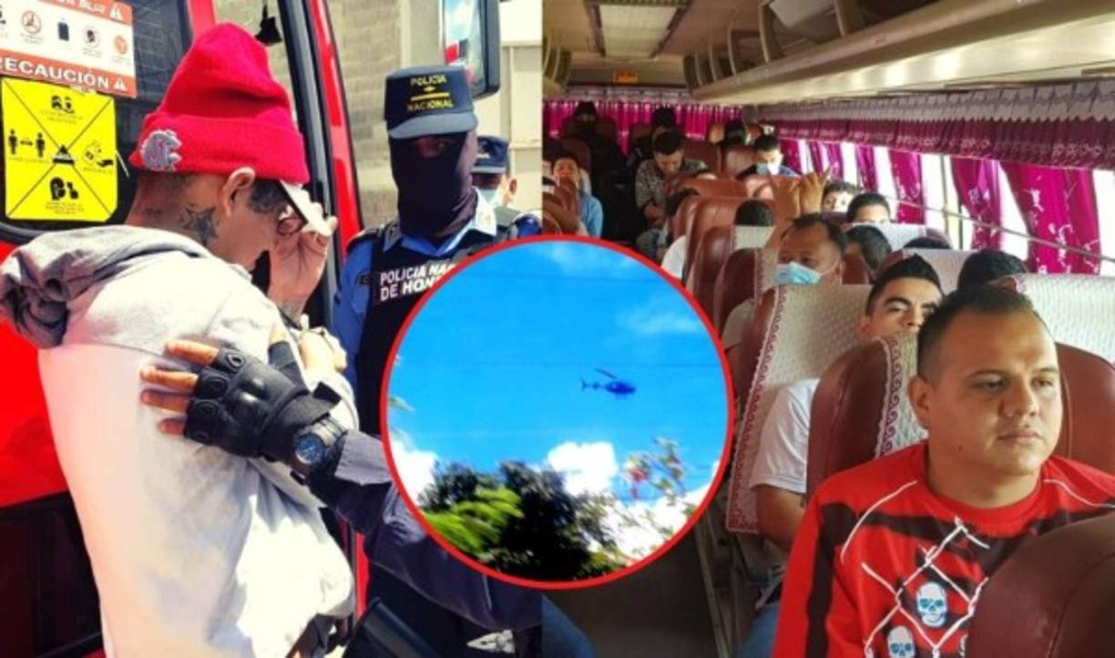 Autoridades de la Secretaría de Seguridad informaron sobre el traslado este miércoles de reos entre El Porvenir e Ilama.