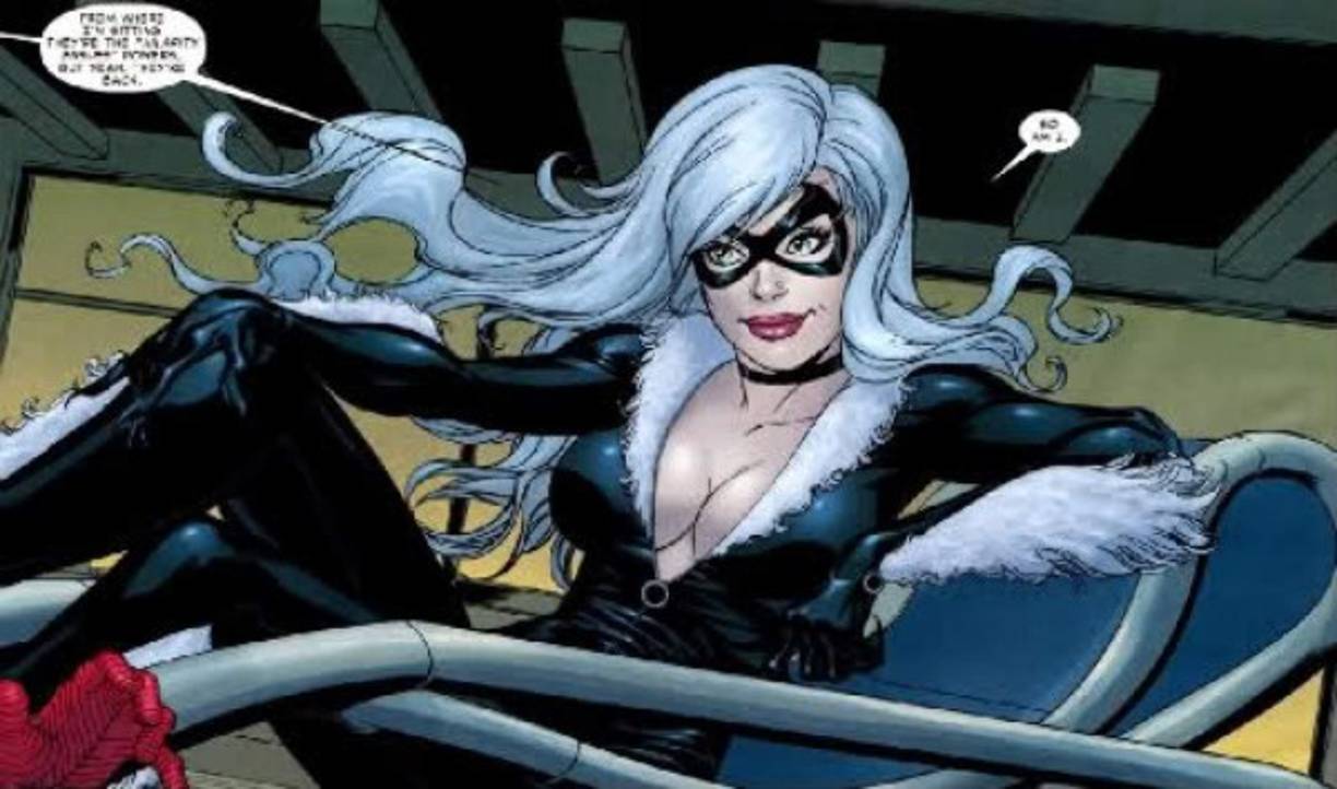 GATA NEGRA<br/>Identidad: Felicia Hardy<br/>Poderes/Habilidades: Es una ladrona escurridiza y sigilosa, no hay cerradura o caja fuerte que se le resista. Sus habilidades físicas la colocan a la par de cualquier atleta olímpico. Domina varias artes marciales y adquirió fuerza, agilidad y reflejos sobrehumanos, además de ciertas habilidades felinas como garras retráctiles.<br/>