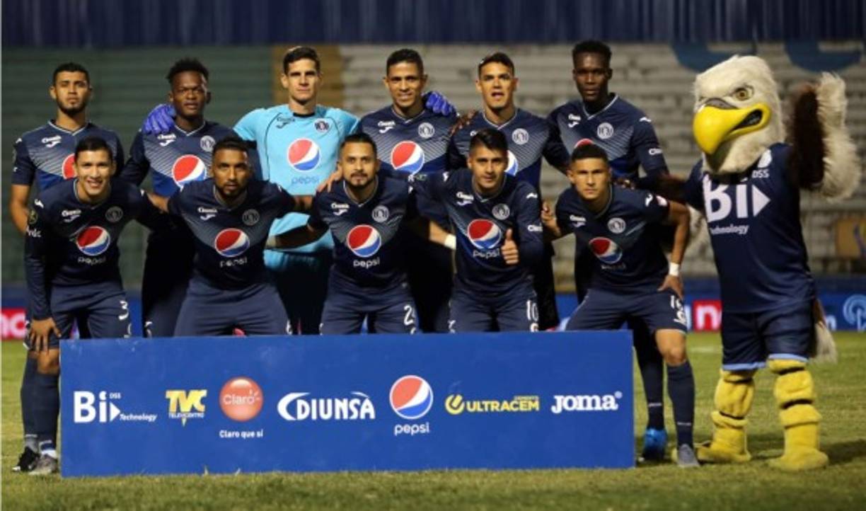 El 11 titular del Motagua que saltó al campo para enfrentar al Real España.