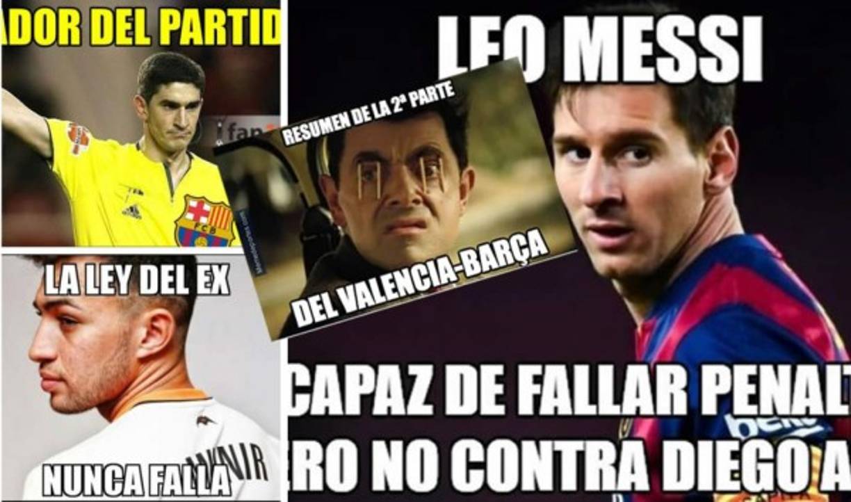 El Barcelona logró una sufrida victoria contra el Valencia en Mestalla en la Liga española, con polémica incluida, y los memes del partido no se hicieron esperar. Mira los mejores.