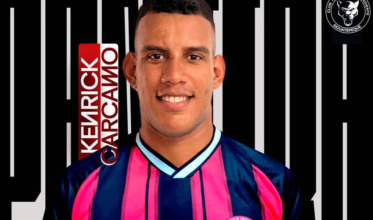 El Atlético Independiente de Siguatepeque anunció el fichaje del atacante Kenrick Carcamo, quien llega procedente del Social Sol.