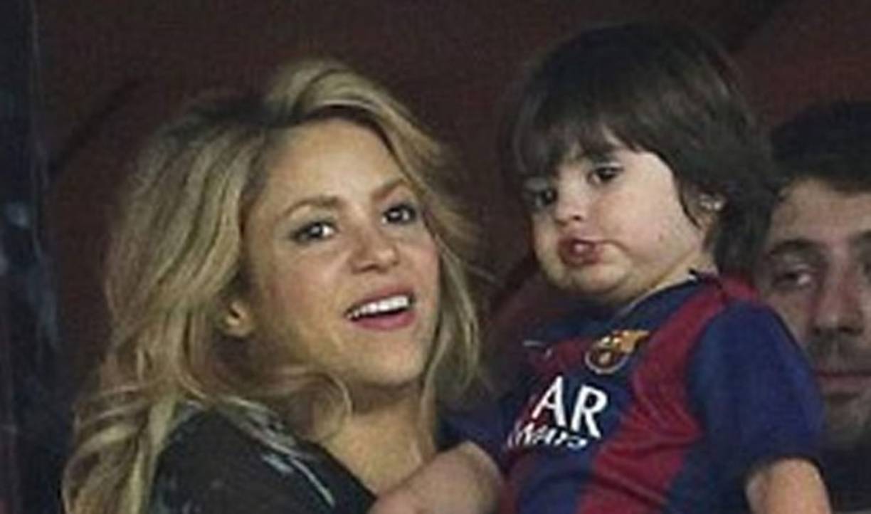 Shakira y Milan.