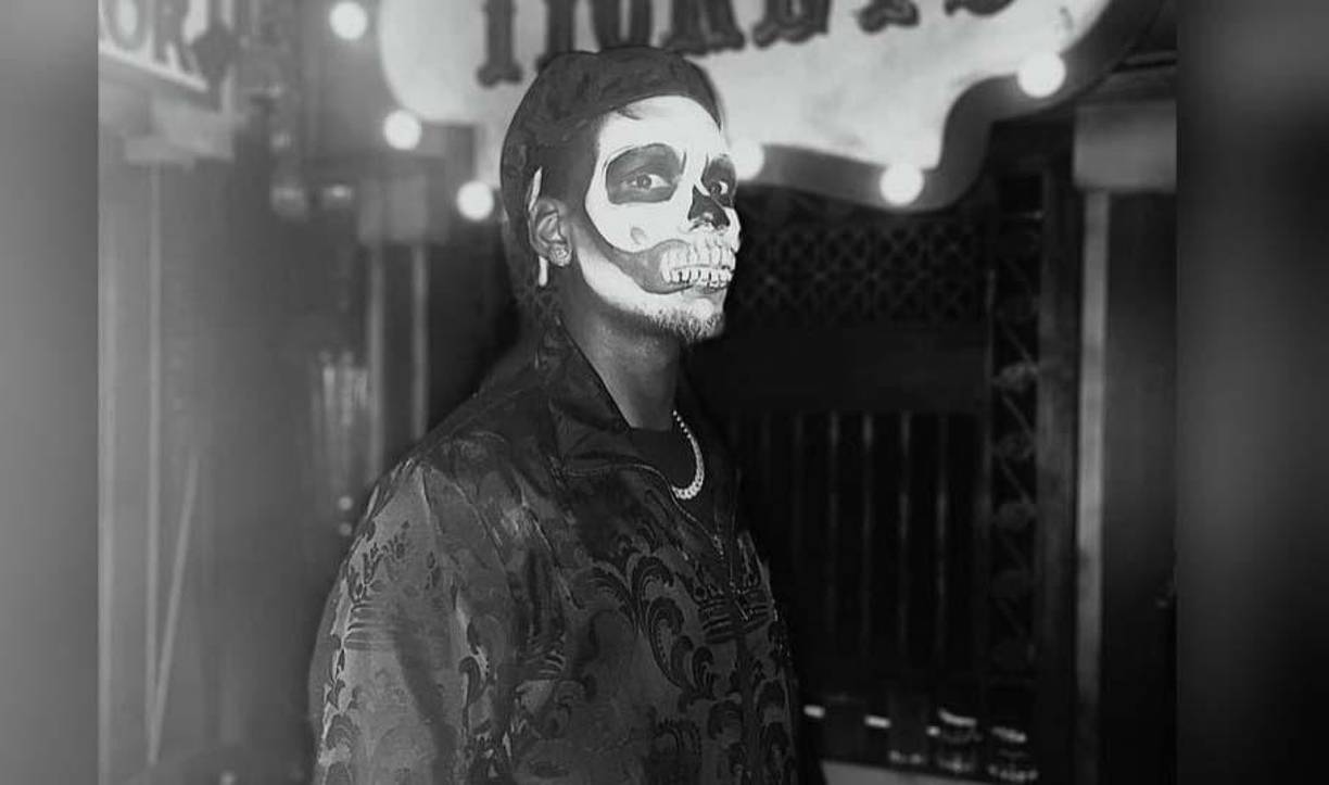 Paul Pogba: El centrocampista francés del Manchester United también participó en las fiestas de Halloween 2021.