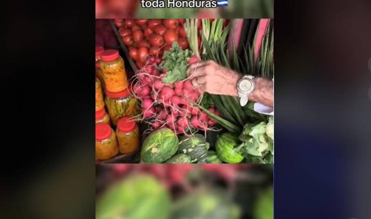 Según Naraslla, las verduras en Honduras tienen un valor elevado porque “toda la traen de Guatemala”.