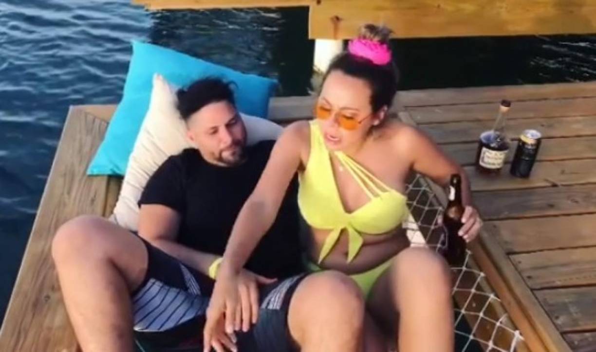 Alvarado ya compartió uno de sus videos grabados en Roatán, a menos de 24 horas de estar en Instagram, ya tiene más de 111 mil reproducciones.