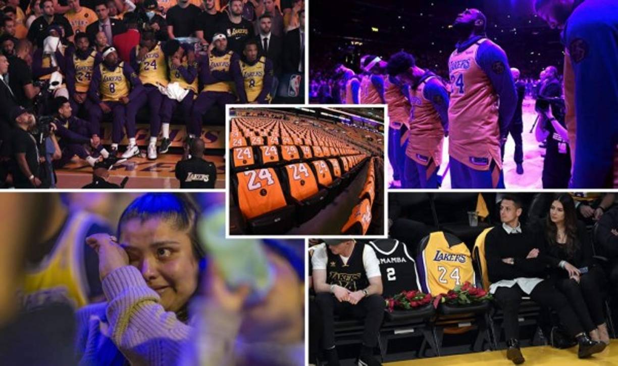 Los Ángeles Lakers ofrecieron un emotivo homenaje para Kobe Bryant en la cancha del Staples Center, el templo del 'inmortal' basquetbolista que falleció en un accidente de helicóptero junto a su hija de 13 años Gianna y otras 7 personas.