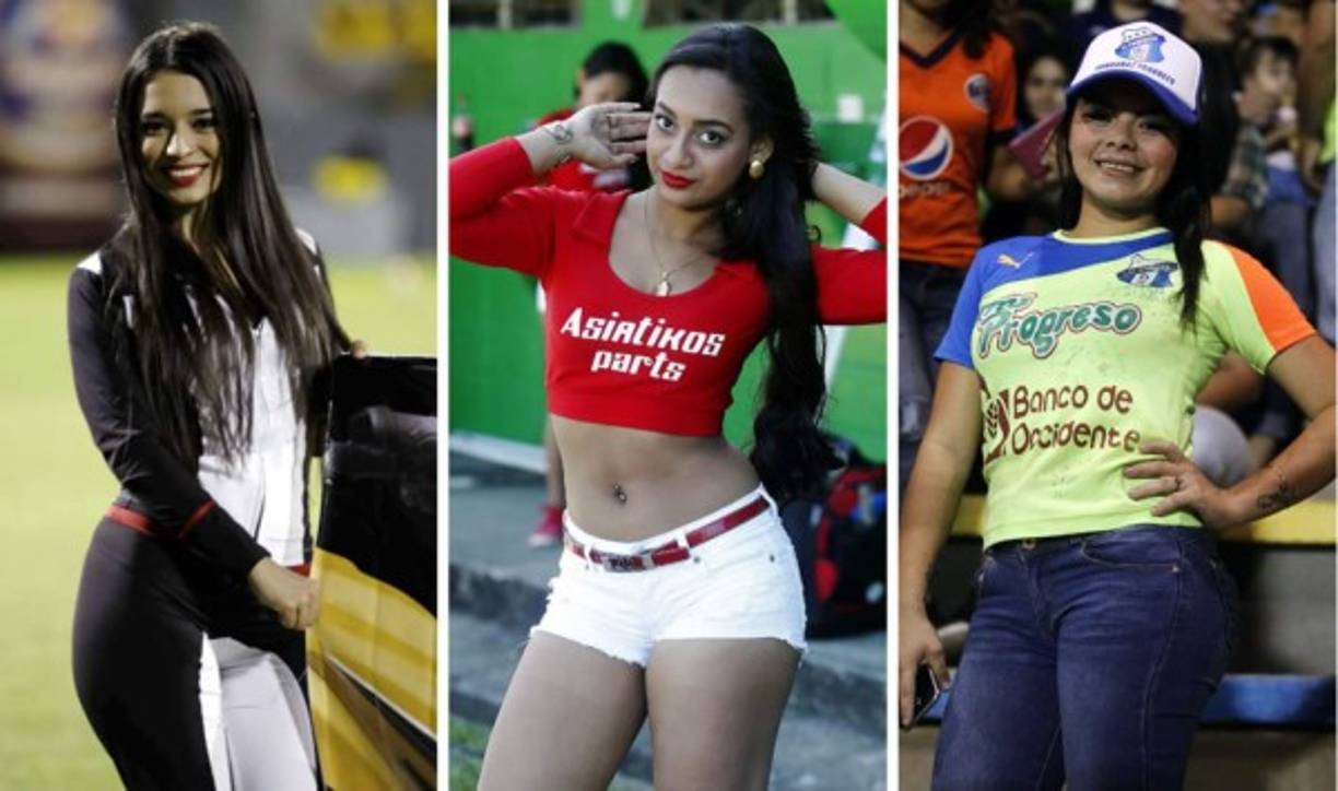 Estas son las chicas que adornaron la jornada 11 del Torneo Clausura 2017 de la Liga Nacional del fútbol hondureño.