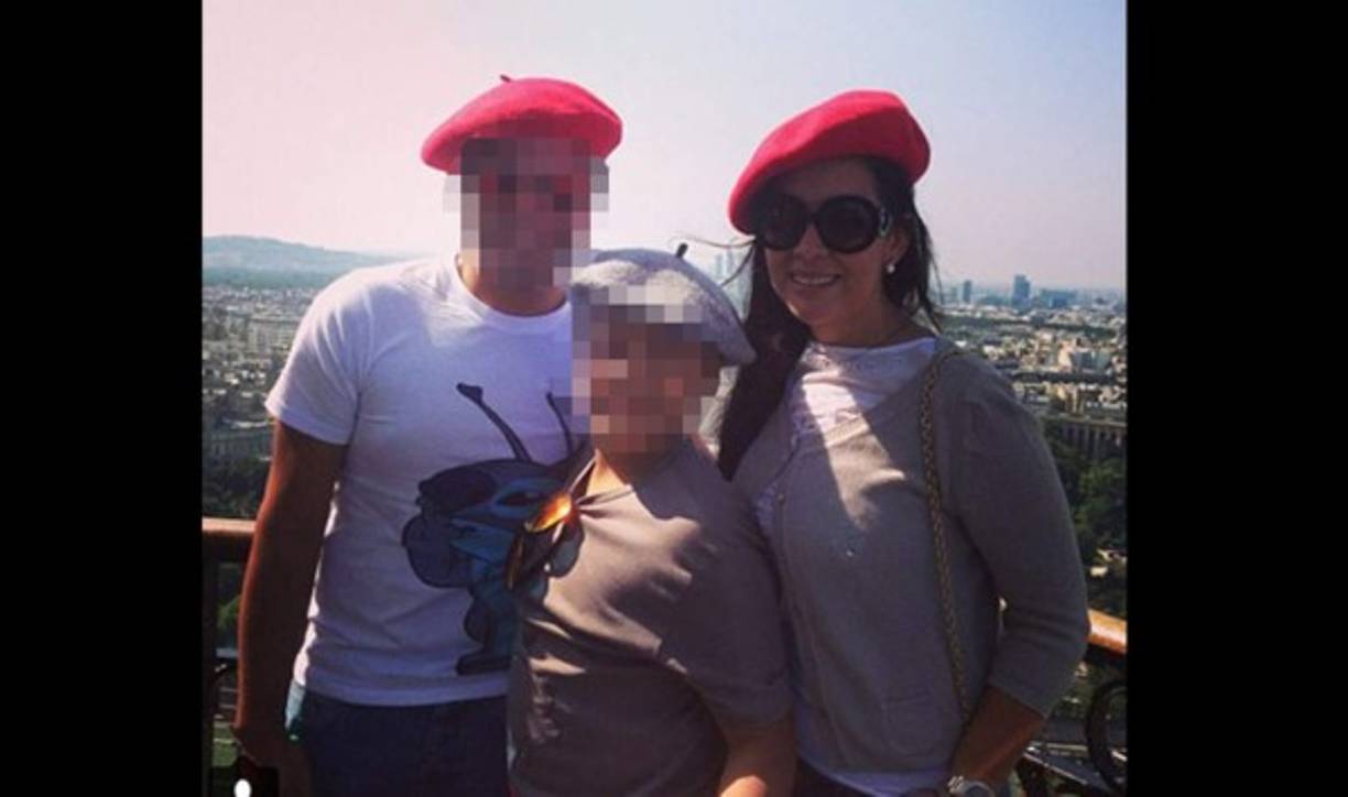 No solo ella disfrutaba de los lujosos viajes, también sus allegados.