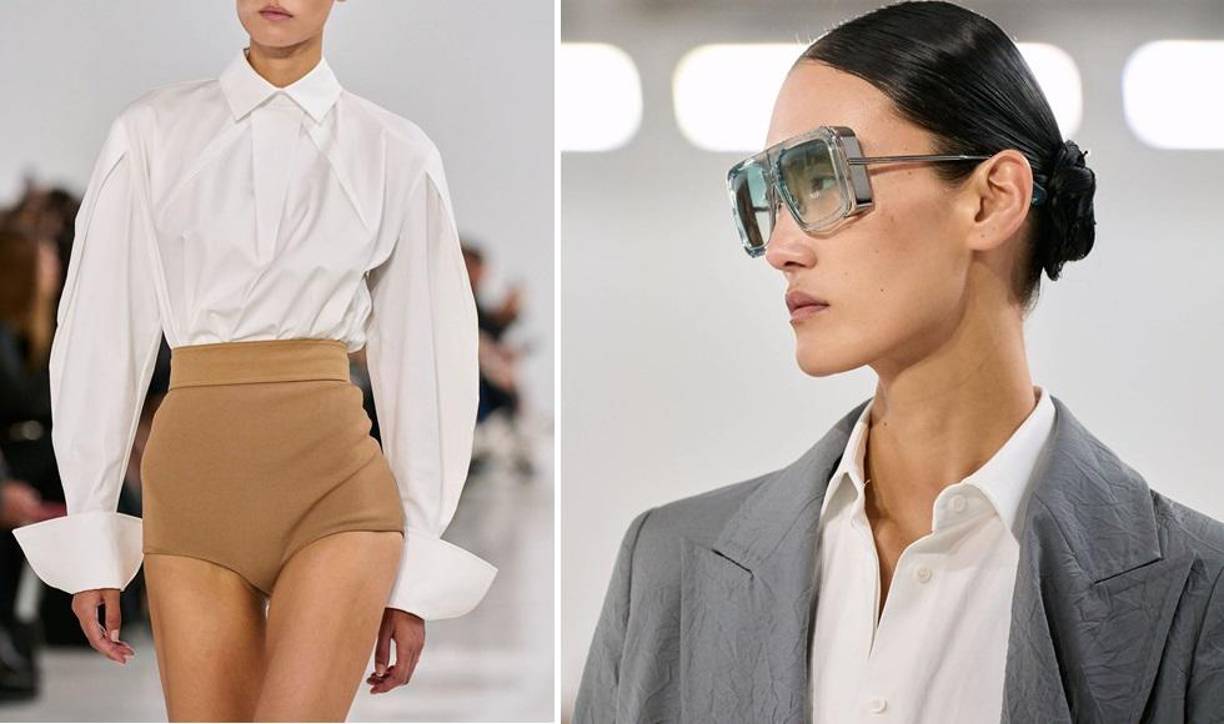 Max Mara presentó su colección Primavera-Verano 2025 en la esperada Semana de la Moda de Milán, bajo la dirección creativa de Ian Griffiths, quien trajo una propuesta sofisticada y fresca.La propuesta de Max Mara para esta temporada juega con la mezcla de ropa formal y telas veraniegas. Los bodys en tonos marrones con hombreras y solapas fueron protagonistas, combinados con faldas de punto y sacos de sastre. 