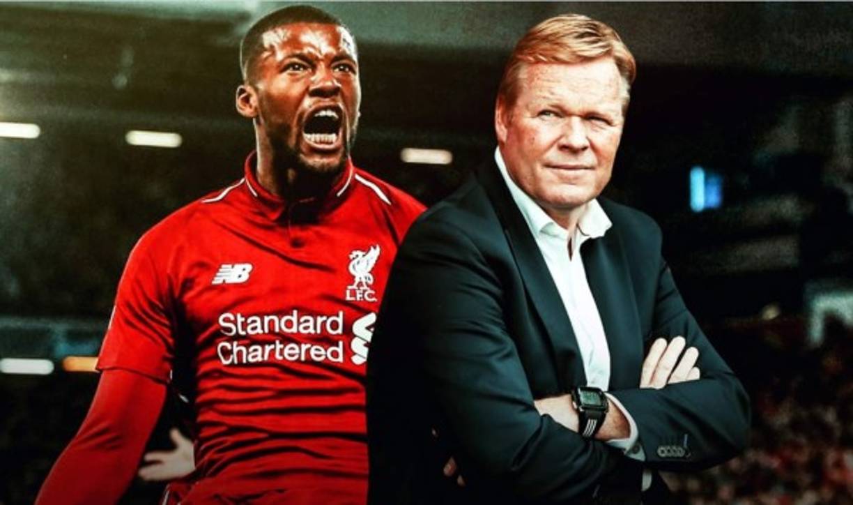 Ronald Koeman ya piensa en fichajes para el FC Barcelona. Uno de ellos es Georginio Wijnaldum, centrocampista holandés del Liverpool, según publica el diario holandés 'AD'.<br/><br/>El mediocentro de los reds, clave en el título de la Premier League lograda esta temporada, sería uno de los futbolistas que Koeman habría pedido para iniciar su etapa como técnico azulgrana. La operación, de la cual todavía no han salido cifras, podría cerrarse en una cantidad asumible dado que a Wijnaldum tan solo le queda un año de contrato con el Liverpool.