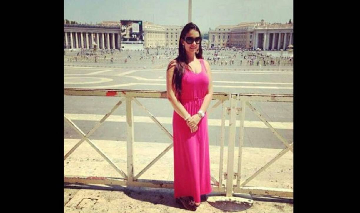 Ilsa Molina en la Basilica de San Pedro en El Vaticano.