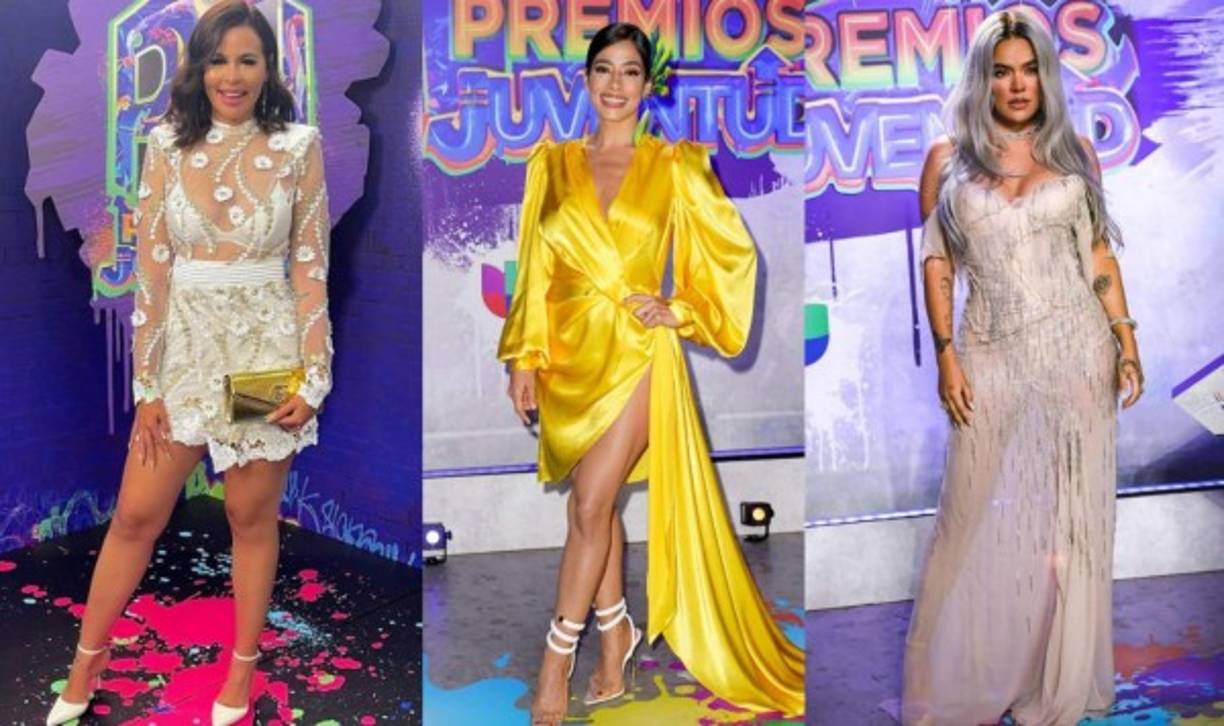 Los premios Juventud se celebran este jueves en la ciudad de Miami, Florida. A la alfombra arribaron famosas como la bloguera hondureña Ana Alvarado “LipstickFlabes”, la actriz mexicana Fátima Molina y la cantante colombiana Karol G.