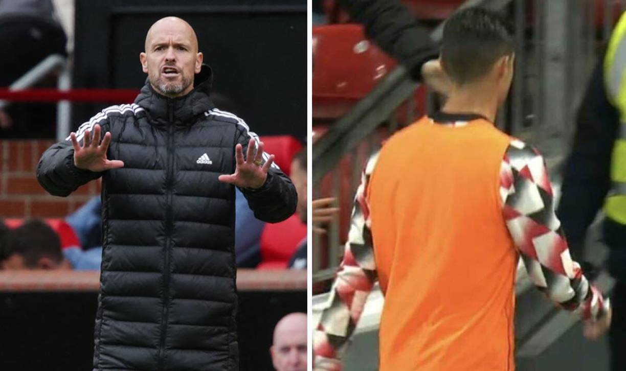 “Lidiaré con eso mañana, no hoy. Nosotros ahora estamos celebrando esta victoria”, explicó el entrenador del Manchester United, Erik ten Hag, al ser consultado sobre el gesto de Cristiano Ronaldo, en lo que parece ser una nueva muestra de falta de respeto hacia el equipo.