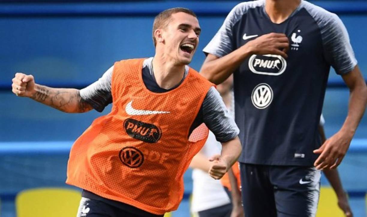 Uno de los tres puntas de lanzas de Francia será Antoine Griezmann(Atlético de Madrid) Foto AFP