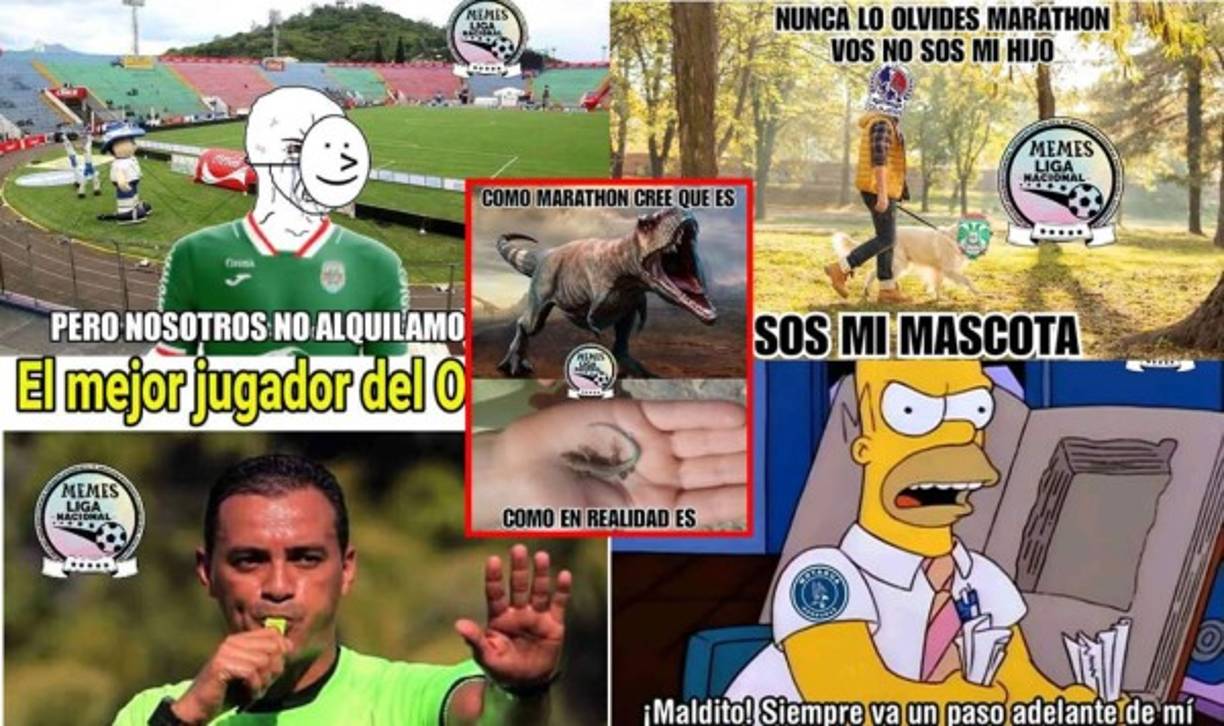 Los divertidos memes que dejó la victoria del Olimpia contra el Marathón en el estadio Nacional y también el empate del Motagua en Tocoa ante Real Sociedad.