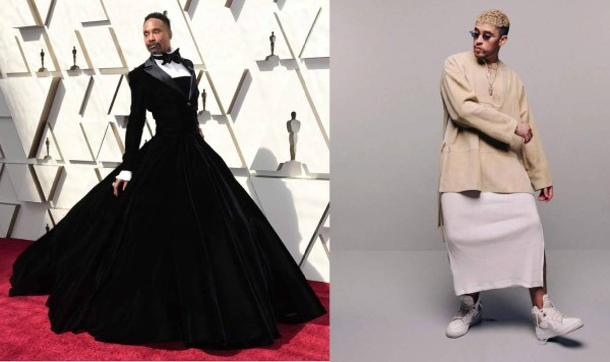 Ahora es normal ver a hombres famosos como Billy Porter, Bad Bunny o Jaden Smith romper estereotipos de género luciendo vestidos o faldas en revistas o en eventos públicos, pero algo así a finales de los 90's era escandaloso.