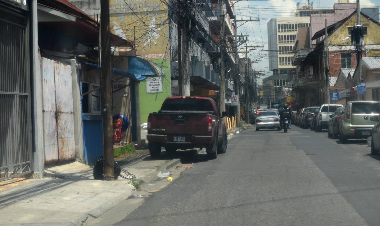 Las imágenes del caos y el desorden en el centro de San Pedro Sula