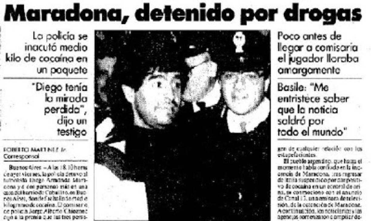 Esa mañana todos los diarios dieron la noticia en primera página con gran relieve.<br/>