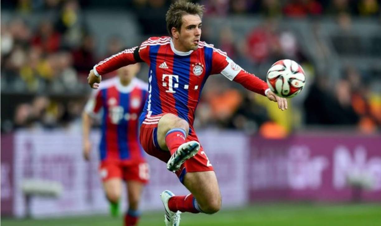 El lateral derecho alemán Philipp Lahm, del Bayern Múnich.