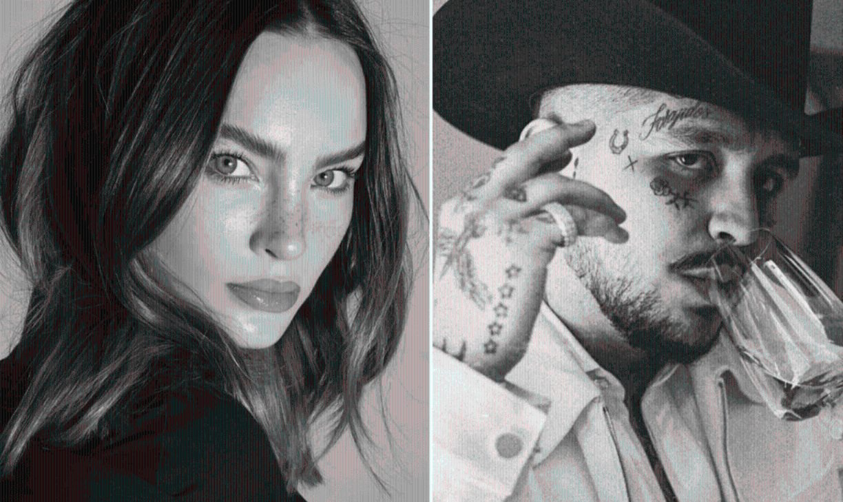 Nodal y Belinda fueron coaches en el programa La Voz donde inició el romance y en agosto de 2020 confirmaron su noviazgo a través de un video en redes sociales.