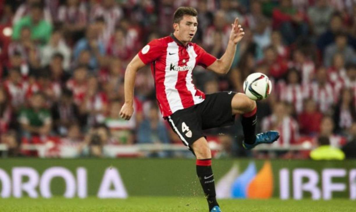 El zaguero español Aymeric Laporte del Athletic de Bilbao. Es de lo que más fuerte suena para llegar al cuadro inglés.