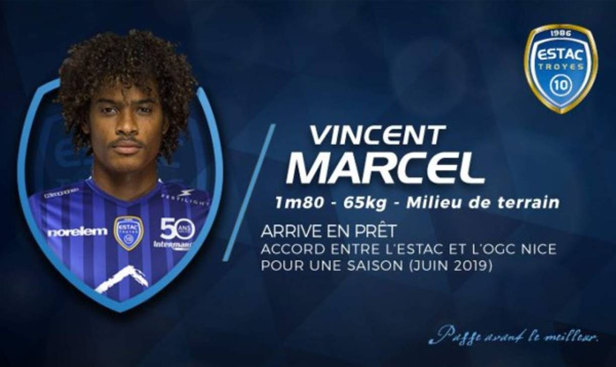 El Troyes obtiene la cesión del extremo francés Vincent Marcel hasta final de temporada.