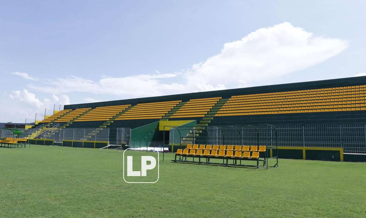 Un sector del estadio ya está prácticamente finalizado, pero el presidente del Parrillas One, Luis Girón, lo quiere terminado en tiempo récord.