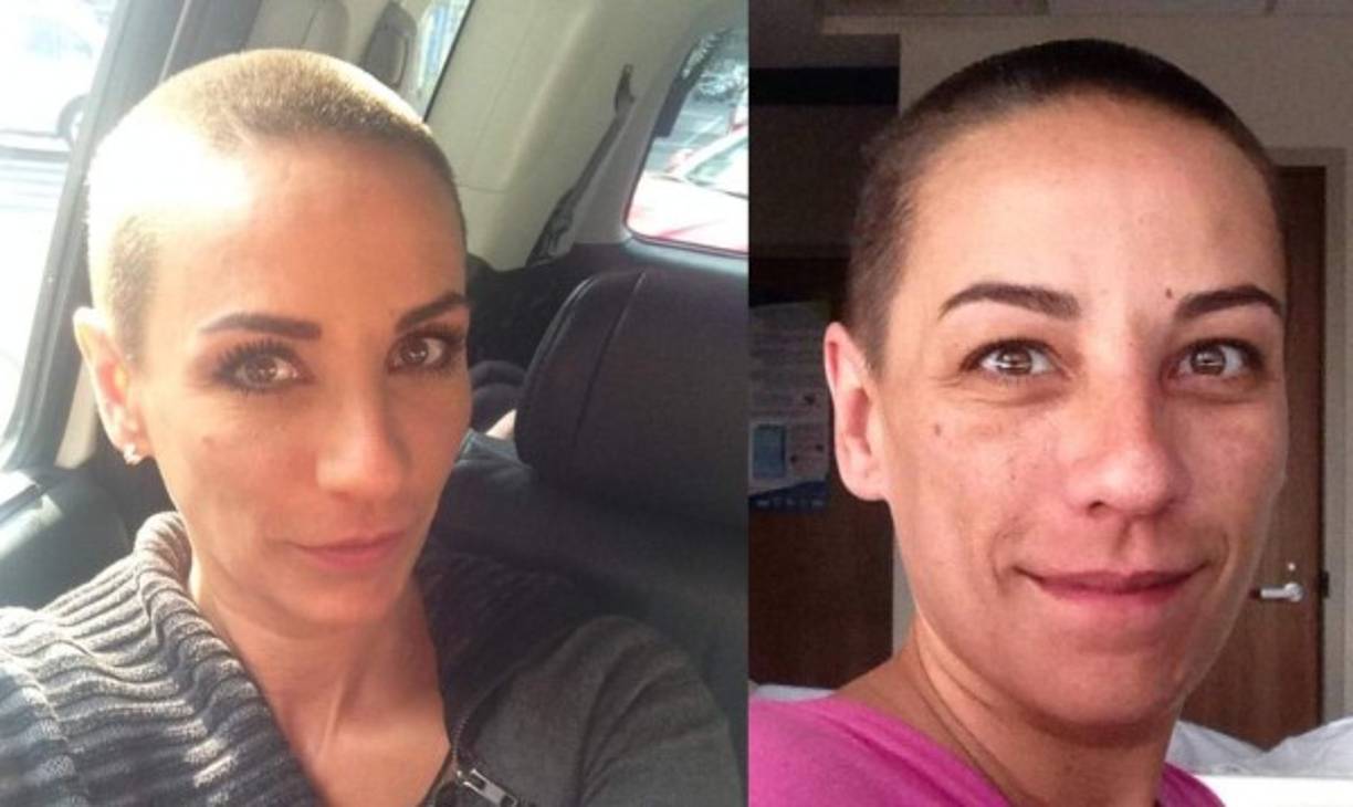 Duval pasó por una dura prueba; no fue afectada directamente por el cáncer, pero sí su padre y hermana, fue por ello que en apoyo decidió despojarse de su cabello.