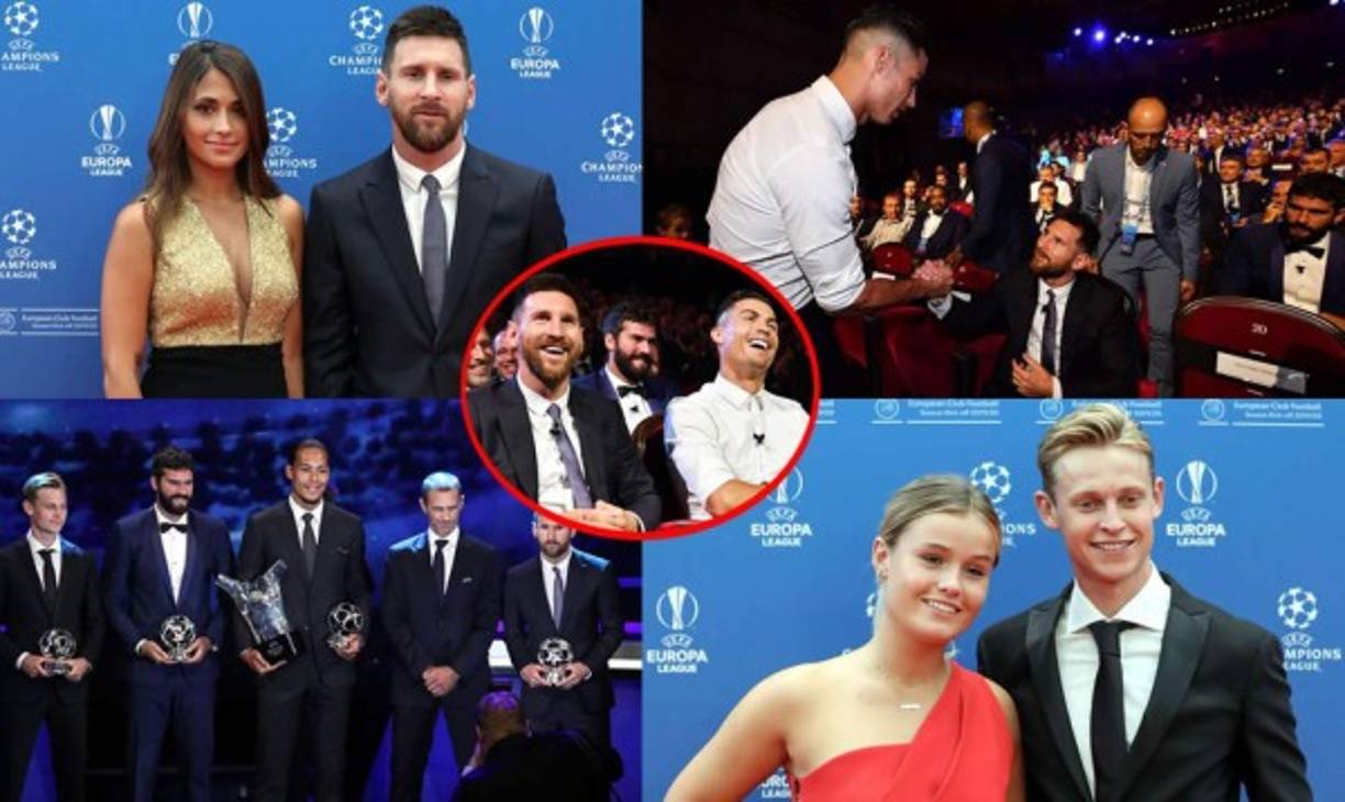 Las imágenes que dejó la alfombra roja, el sorteo de la Champions League en Mónaco y la premiación a los mejores de la temporada pasada.