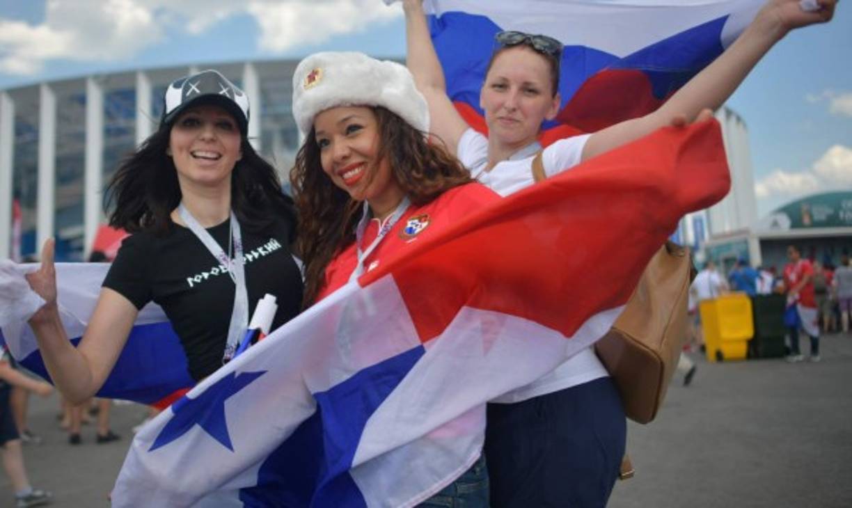 Estas chicas panameñas se lucieron y robaron suspiros en Rusia.