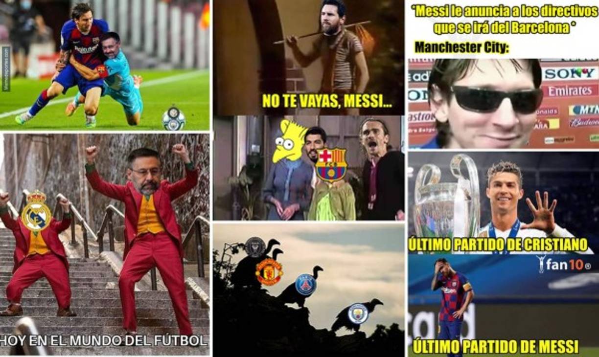 La posible salida de Messi ha despertado todo tipo de comentarios en las redes sociales y los memes no se han hecho esperar. El argentino es víctima de burlas.
