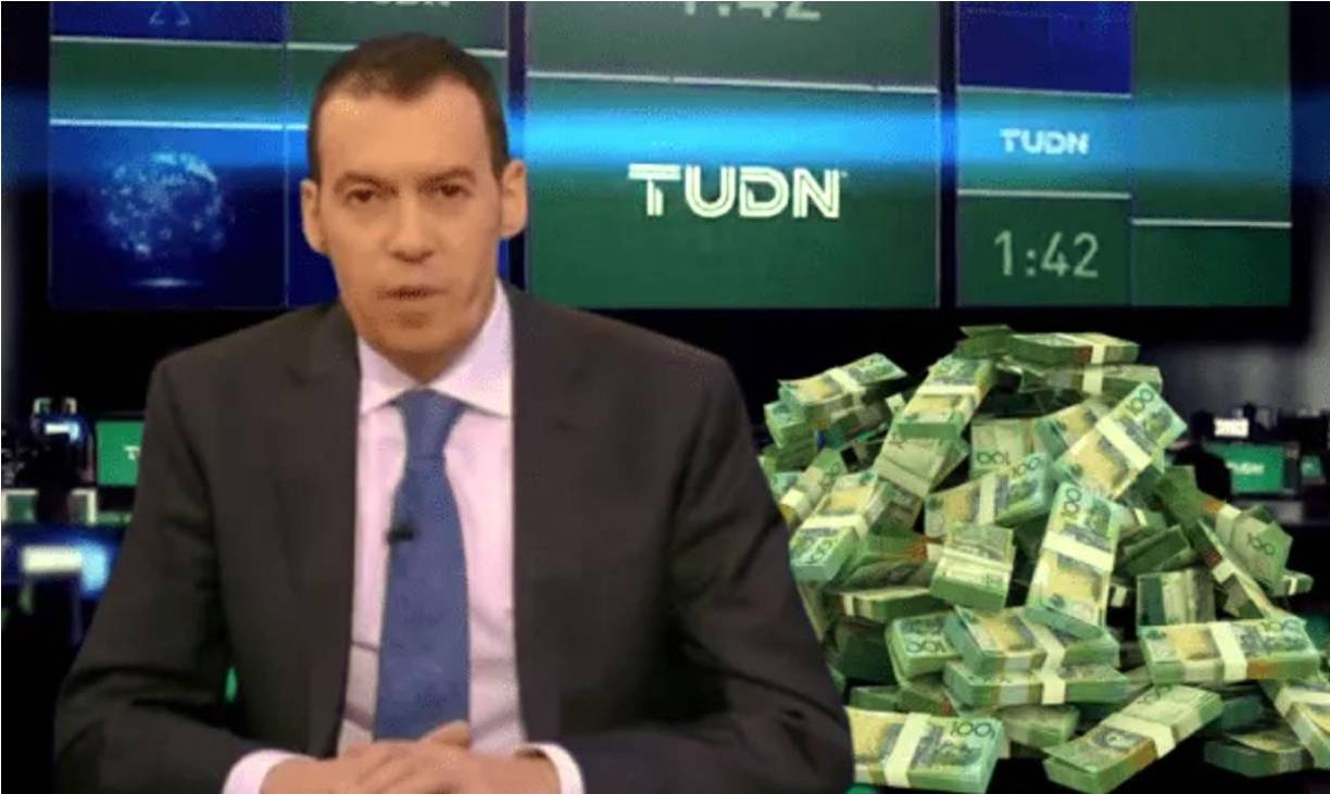 André Marín ganará en TUDN por encima de grandes comentaristas como Paco Villa o Christian Martinoli, incluso superaría los 700 mil pesos que gana su maestro José Ramon Fernández en ESPN.