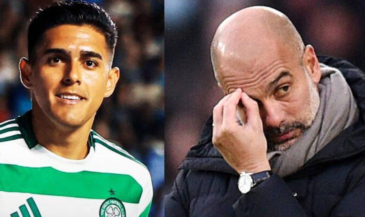 Luis Palma fue figura del Celtic al darle la victoria a su equipo ante nada más y nada menos que el Manchester City de Pep Guardiola.
