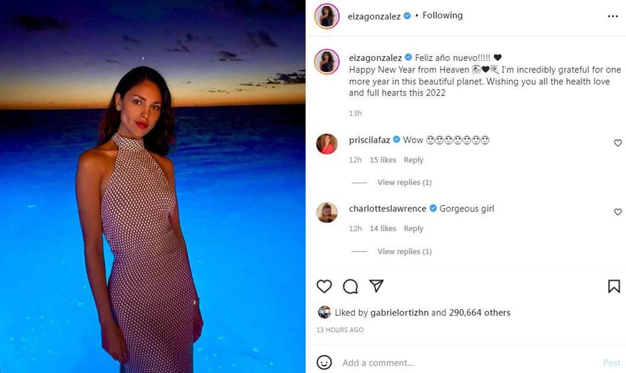 La actriz mexicana Eiza González.