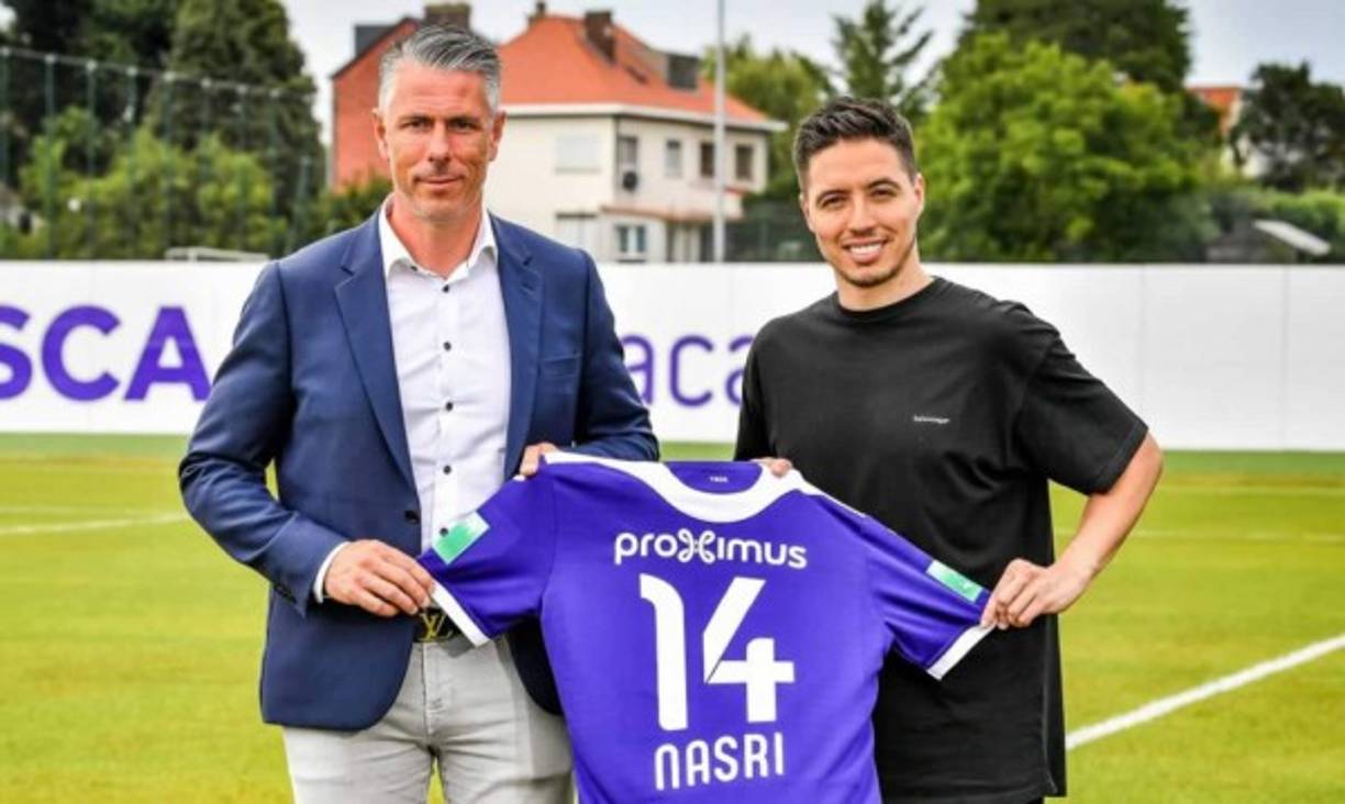 Samir Nasri ficha por el Anderlecht. 'Bienvenido pequeño Príncipe', así recibe el equipo belga al centrocampista francés (32 años), ex de West Ham, Manchester City, Sevilla, Arsenal y Marsella. Será compañero del hondureño Andy Najar.