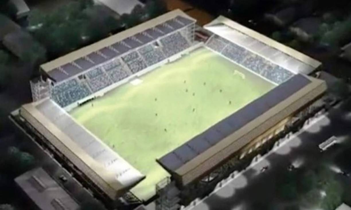 Ya se presentó esta maqueta en donde han mostrado la manera en que se pretende que pueda quedar el estadio.