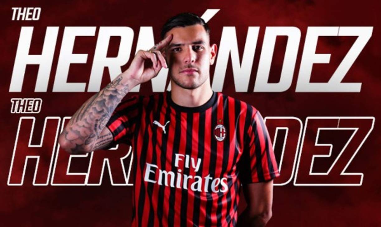 El Real Madrid anunció oficialmente este sábado el traspaso del defensa francés Theo Hernández al AC Milan para las próximas temporadas.