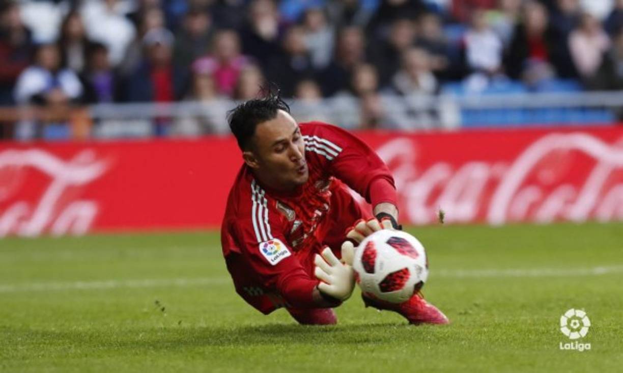 Keylor Navas jugó de titular. Cuenta para Solari solo en la Copa del Rey.