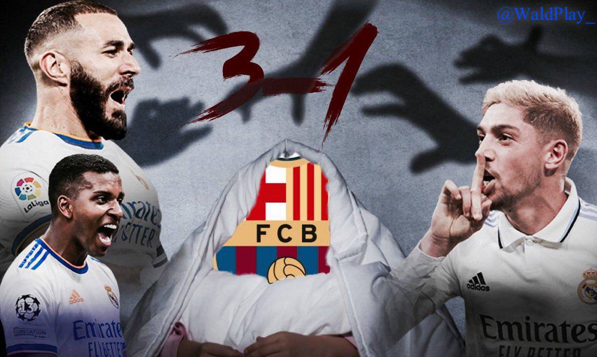 ¡Xavi lo sufre! Los memes se burlan del Barça tras perder el Clásico ante Real Madrid