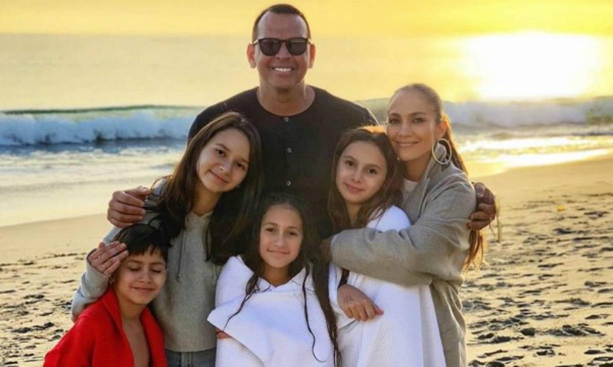 Alex y JLo han formado una hermosa familia.
