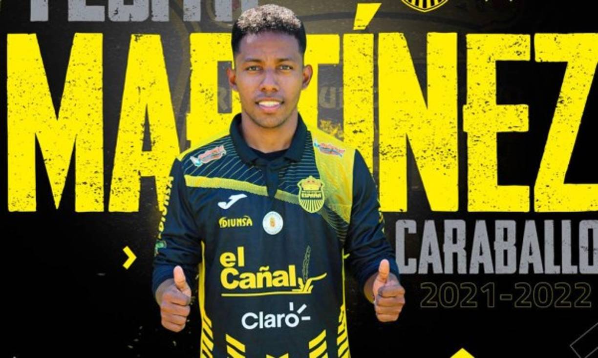 Yesith Martínez Caraballo, volante colombiano de 26 años de edad, que ha sido anunciado como nuevo fichaje del Real España.