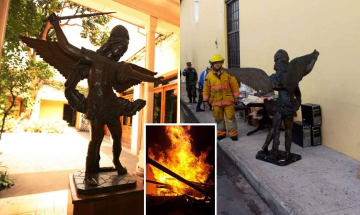 Un voraz incendio consumió en la madrugada de hoy el Museo del Hombre Hondureño en el centro histórico de Tegucigalpa, reduciendo a cenizas obras, libros y otros elementos que enriquecían la cultura de la capital hondureña.