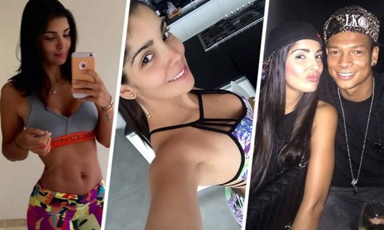 El colombiano Fredy Guaín conquistó hace varios años el corazón de esta bella dama de nombre Andreína Fiallo.