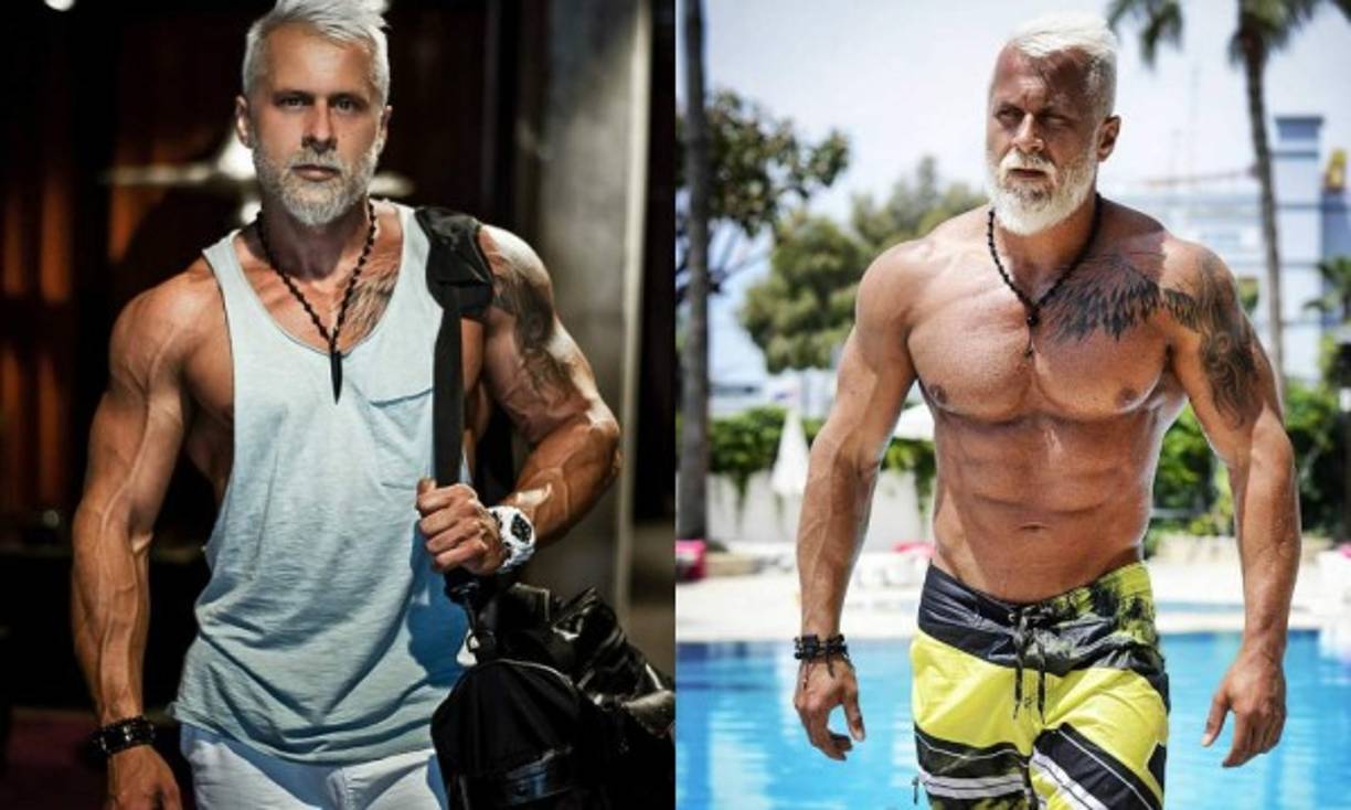 4.Transformación: El modelo y entrenador personal decidió teñir todo su pelo a los primeros signos de canas, luego de esto su éxito en las redes pareció aumentar y Pawel lo atribuyó a su nuevo look.<br/>