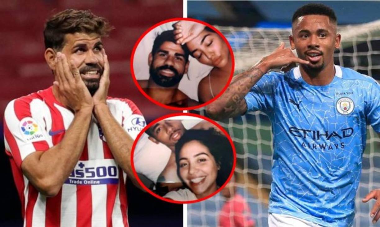 El diario británico The Sun ha publicado unas imágenes los futbolistas Diego Costa y Gabriel Jesús en las que ambos aparecen en una cama junto a la misma mujer.